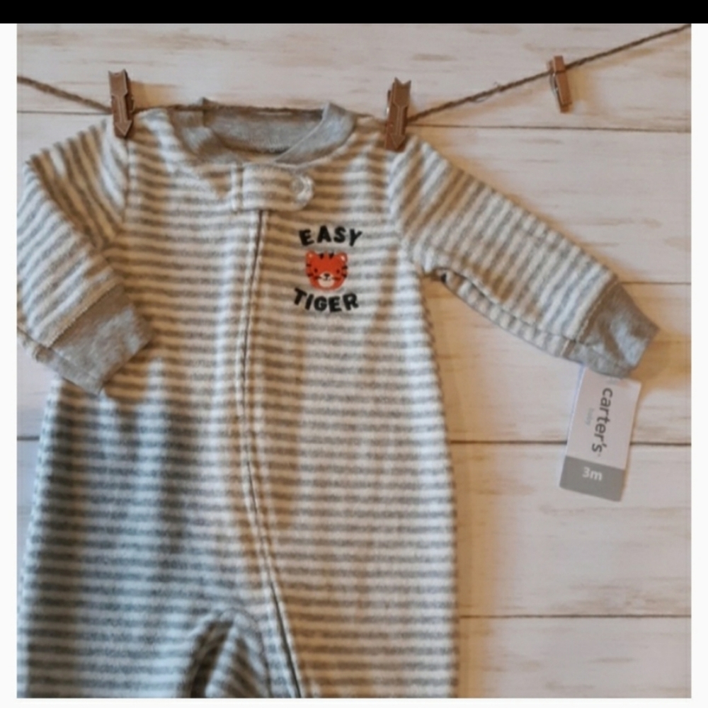 NWT Tiger Footie PJs